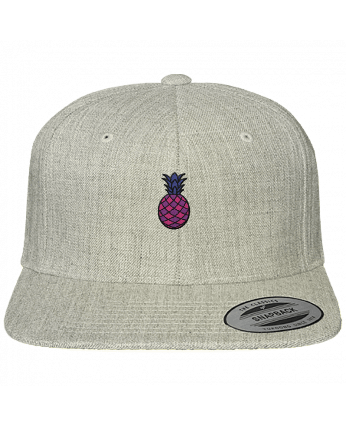 Snapback classique brodé Ananas violet par tunetoo