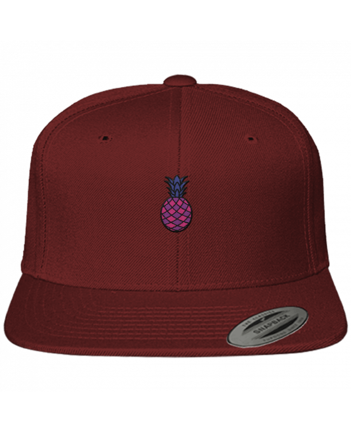 Snapback classique brodé Ananas violet par tunetoo