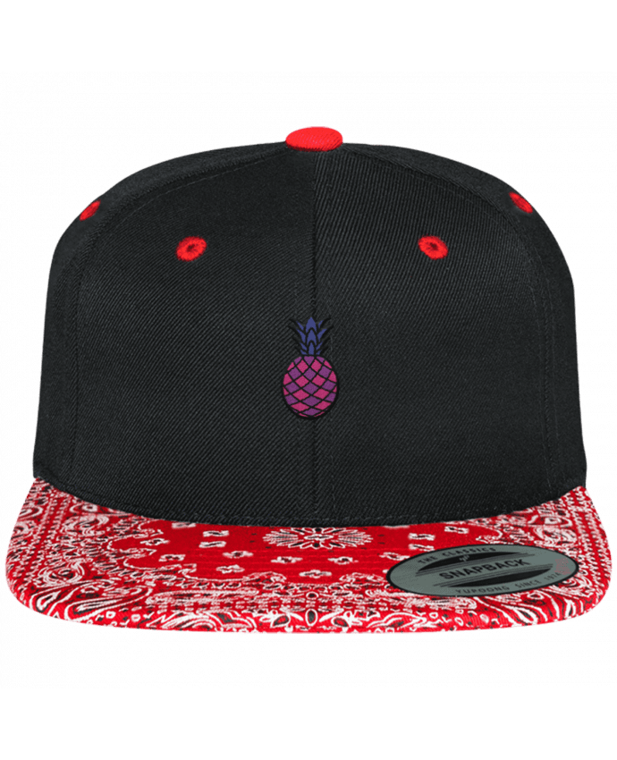 Snapback Cap pattern Ananas violet by tunetoo