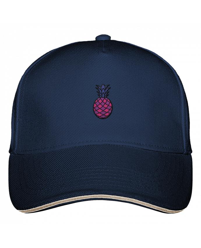 5 Panel Cap Ultimate Ananas violet by tunetoo
