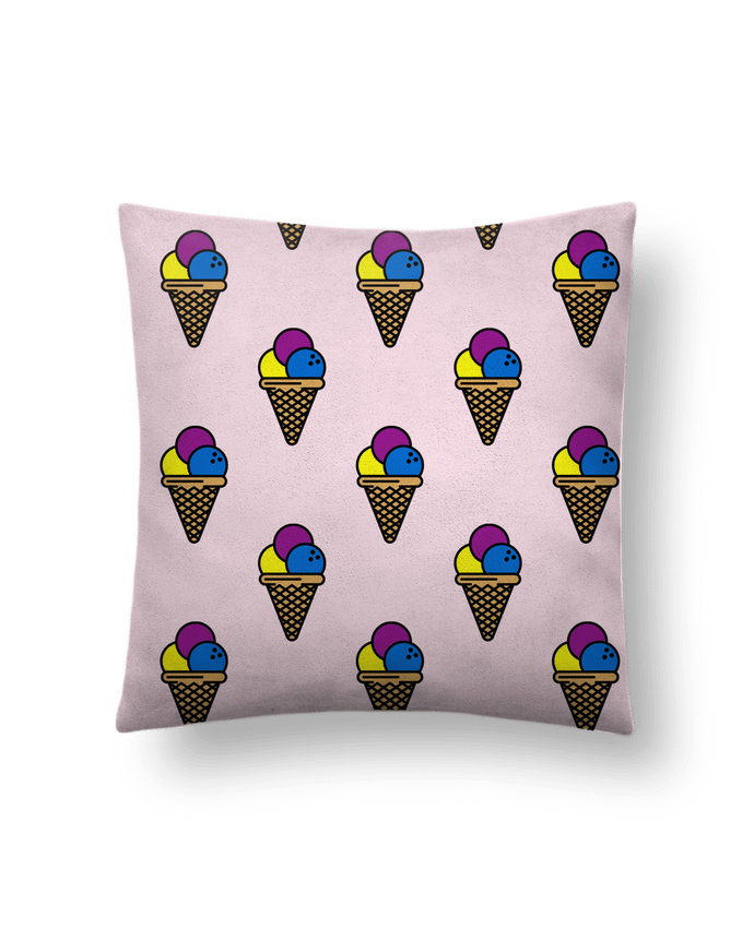 Cushion suede touch 45 x 45 cm Ice cream by tunetoo