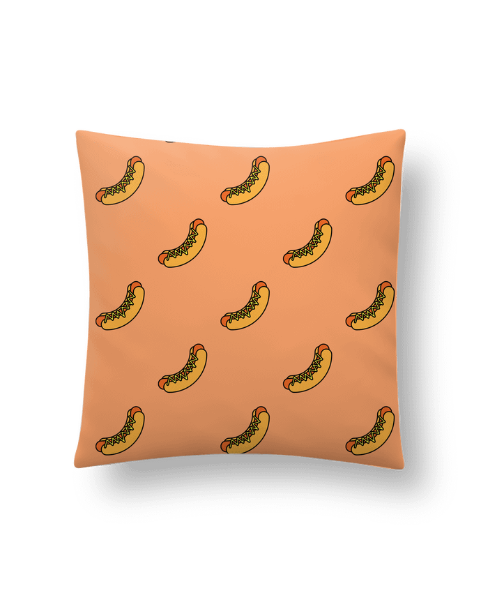 Cushion synthetic soft 45 x 45 cm Hot dog by tunetoo