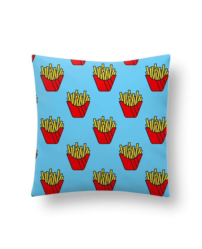 Cushion synthetic soft 45 x 45 cm Frites by tunetoo