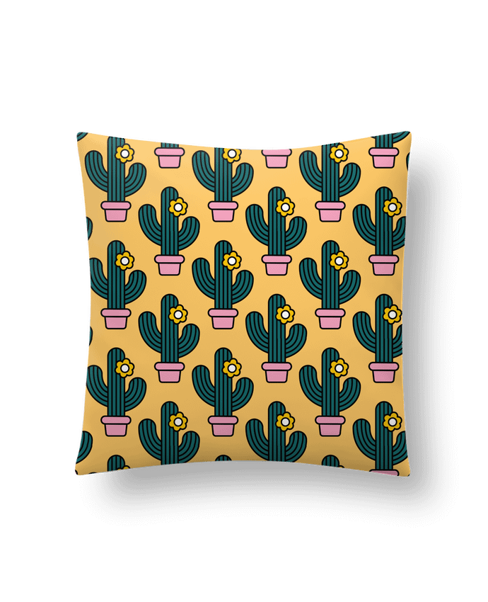 Cushion synthetic soft 45 x 45 cm Cactus by tunetoo