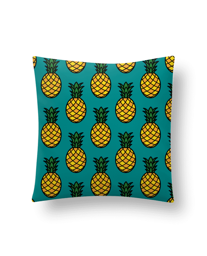 Cushion synthetic soft 45 x 45 cm Ananas orange by tunetoo