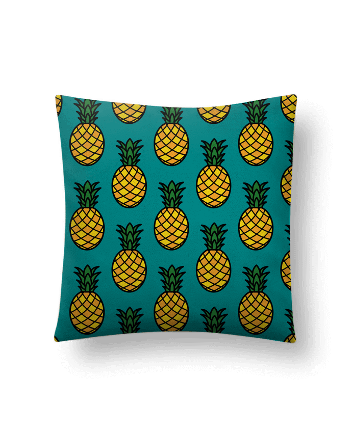 Cushion suede touch 45 x 45 cm Ananas orange by tunetoo