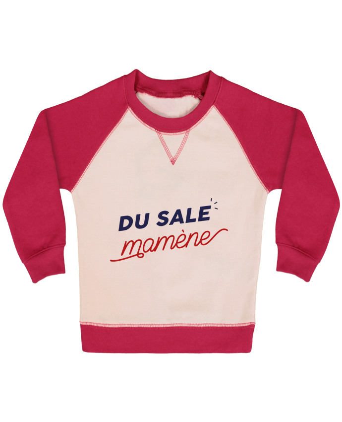 Sweatshirt Baby crew-neck sleeves contrast raglan du sale mamène by Ruuud by Ruuud