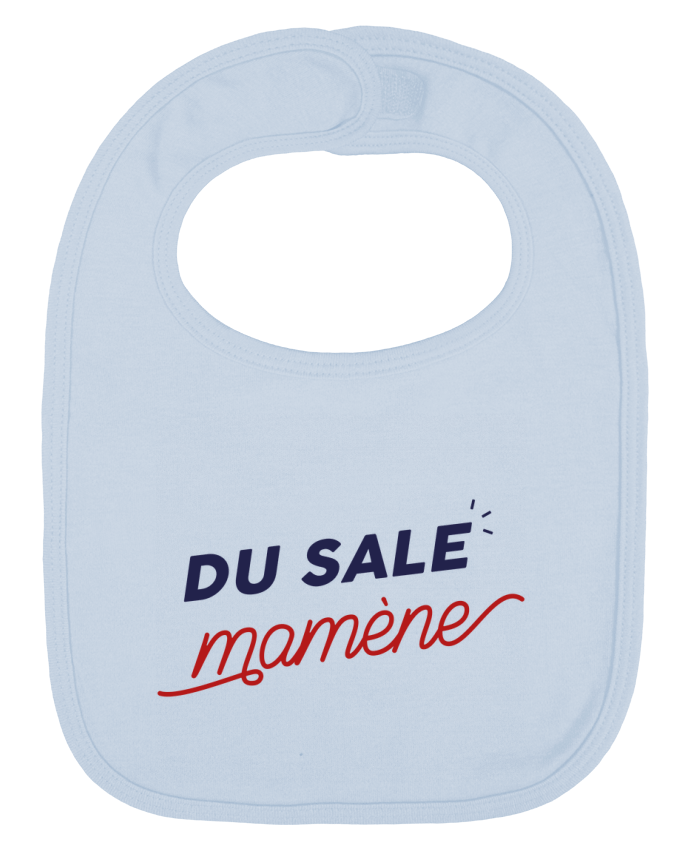 Baby Bib plain and contrast du sale mamène by Ruuud by Ruuud