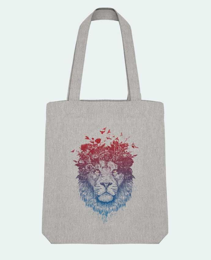 Tote Bag Stanley Stella Floral lion III by Balàzs Solti 
