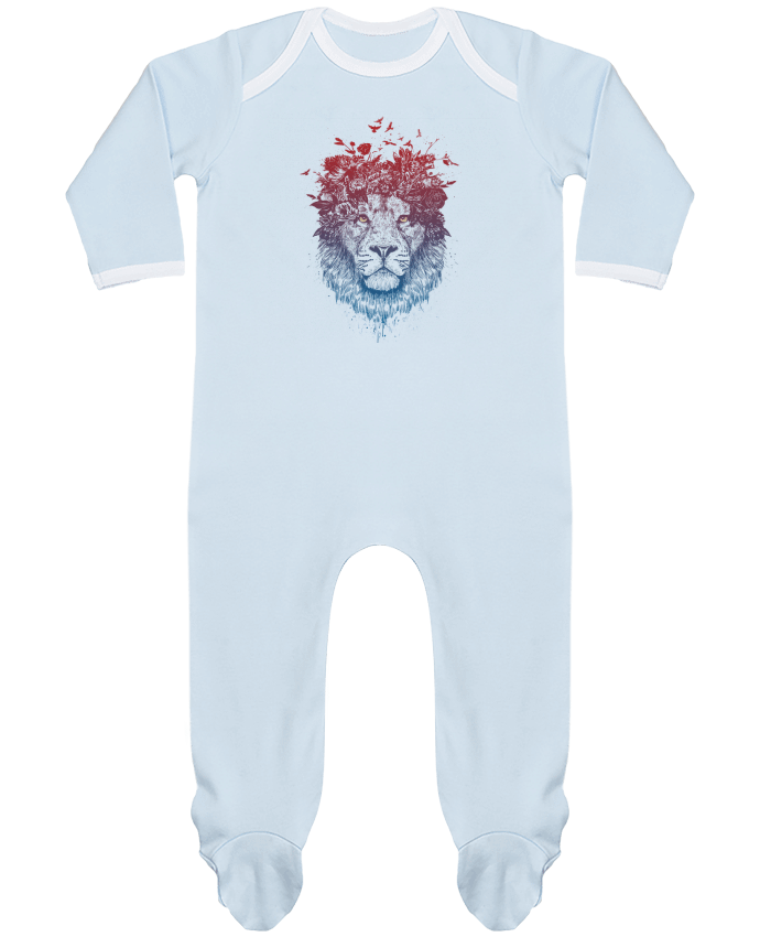 Body Pyjama Bébé Floral lion III par Balàzs Solti