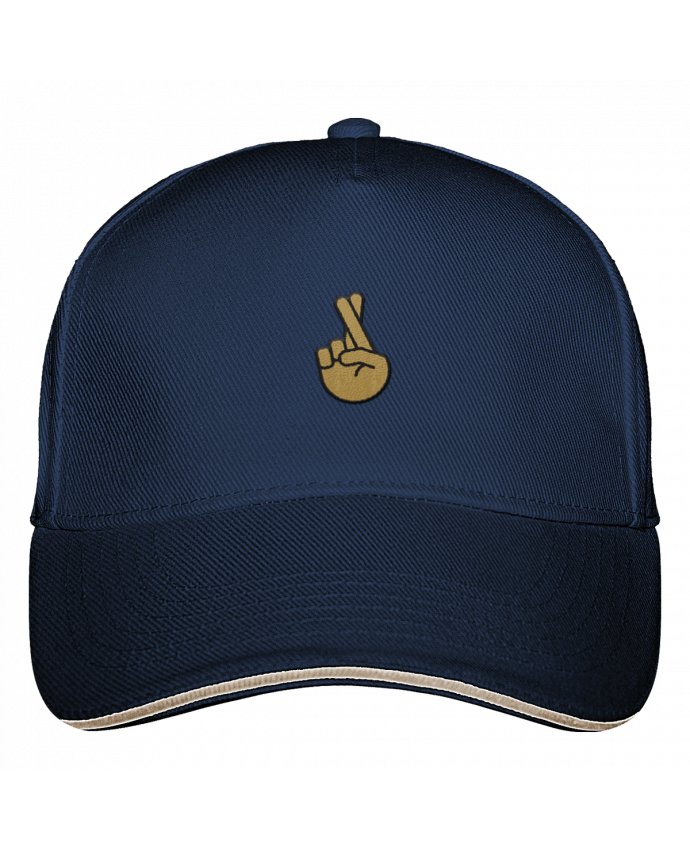 Casquette Doigts croisés yellow par tunetoo