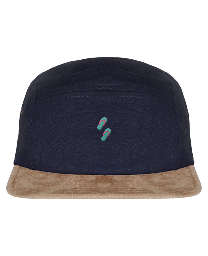5 Panel Cap suede effect visor Tongues by tunetoo