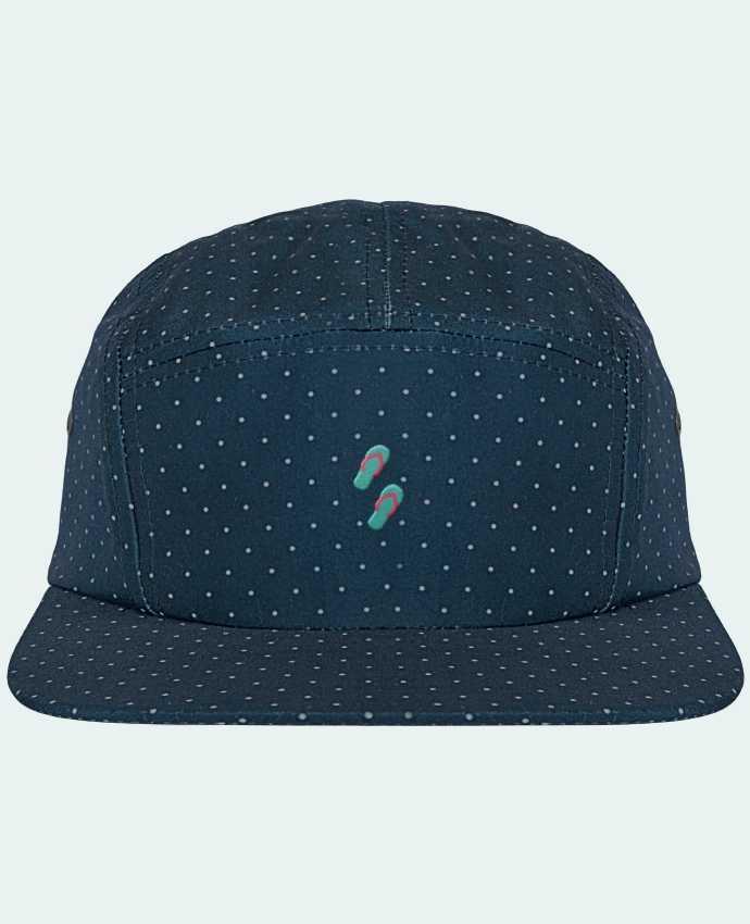 5 Panel Cap dot pattern Tongues by tunetoo