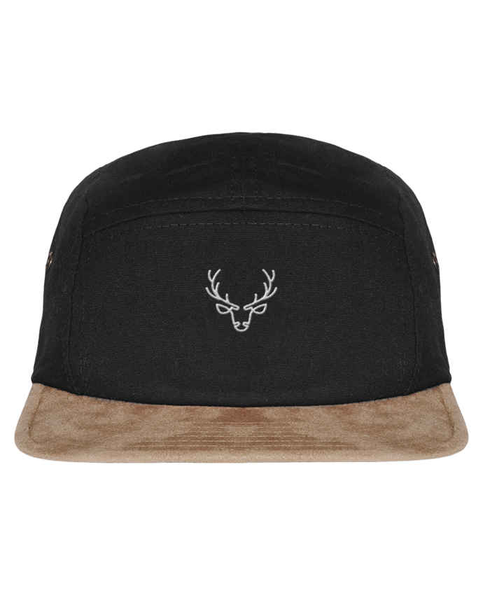 5 Panel Cap suede effect visor Cerf by tunetoo