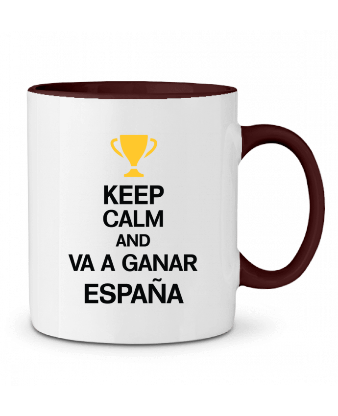 Two-tone Ceramic Mug Keep calm and va a ganar tunetoo