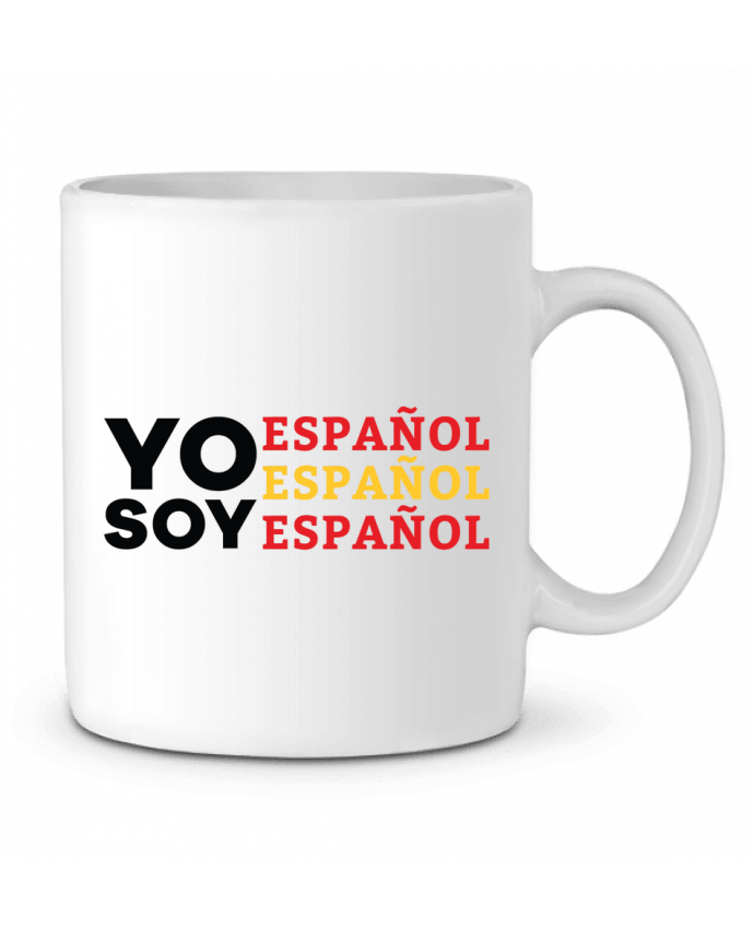 Ceramic Mug Yo soy español español español by tunetoo