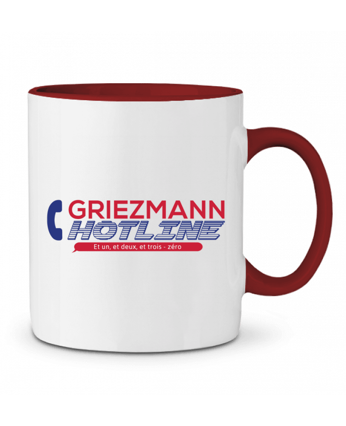 Mug bicolore Griezmann Hotline tunetoo