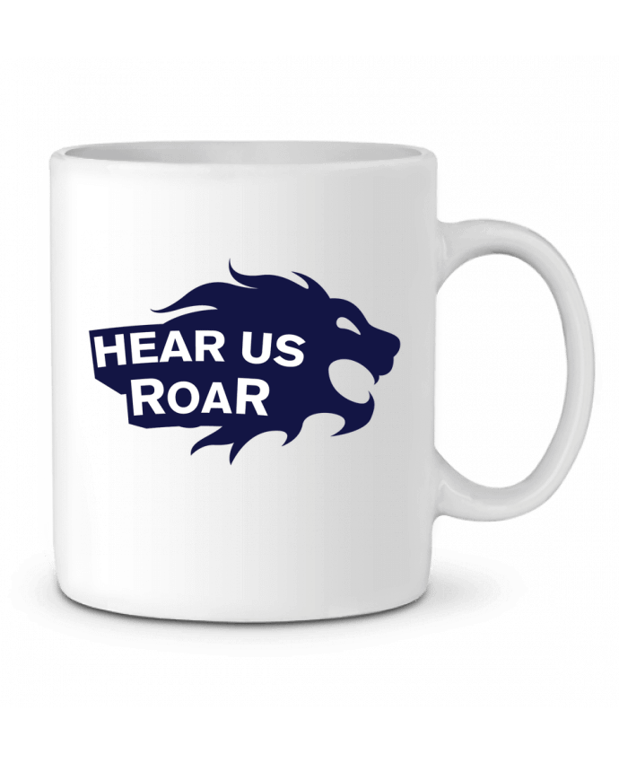 Ceramic Mug Hear us Roar by tunetoo