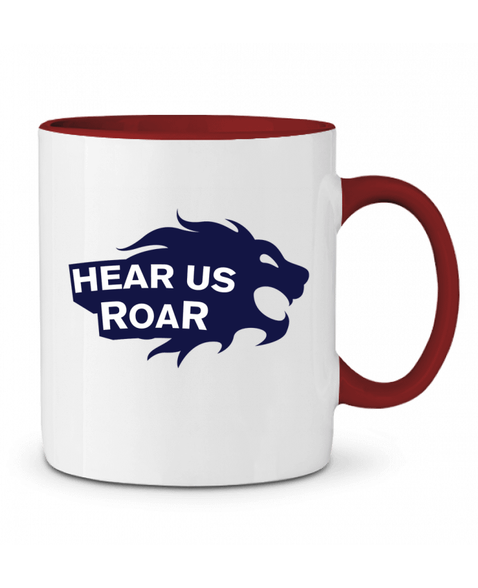 Mug bicolore Hear us Roar tunetoo
