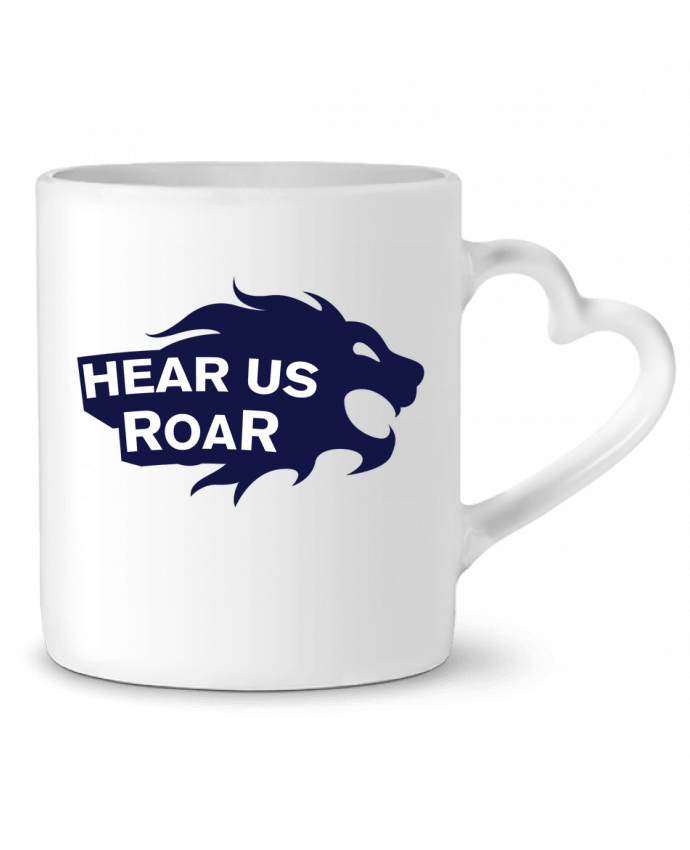 Mug Heart Hear us Roar by tunetoo