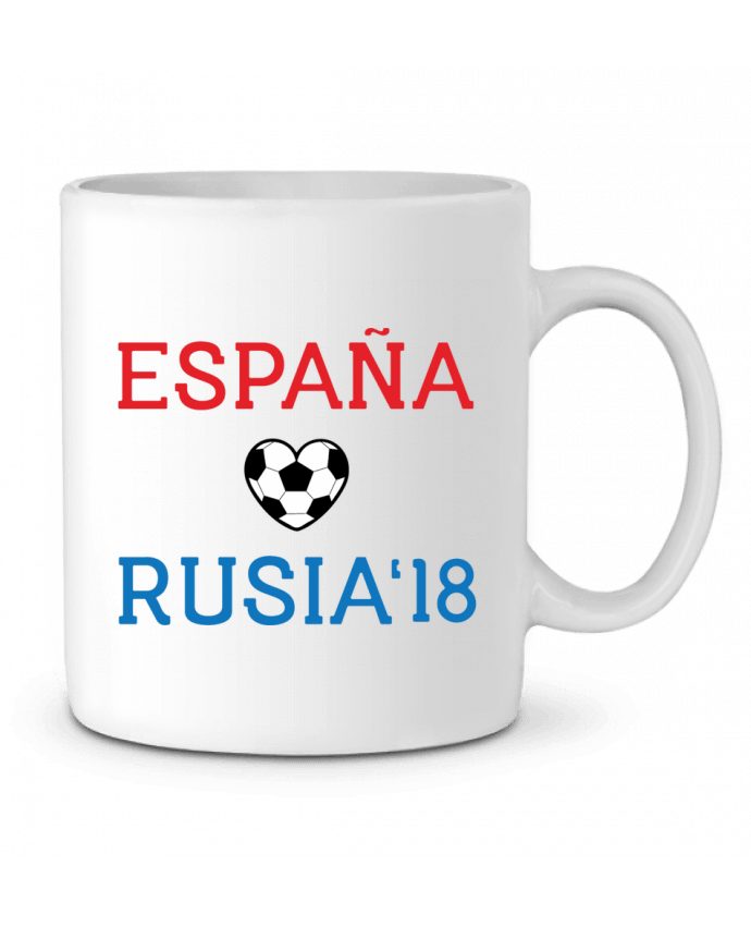 Ceramic Mug España Rusia 2018 by tunetoo