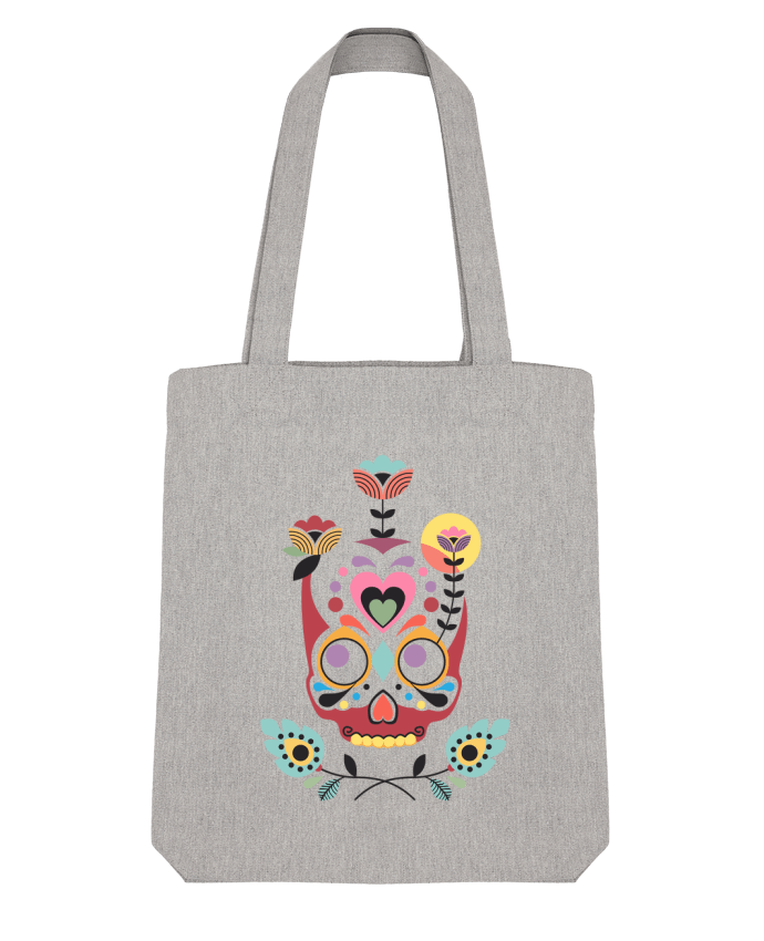 Tote Bag Stanley Stella Calavera fleurie by Tête Au Carré 