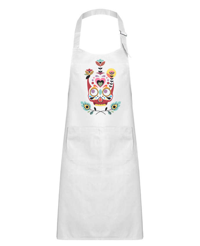 Tablier Enfant Calavera fleurie par Tête Au Carré