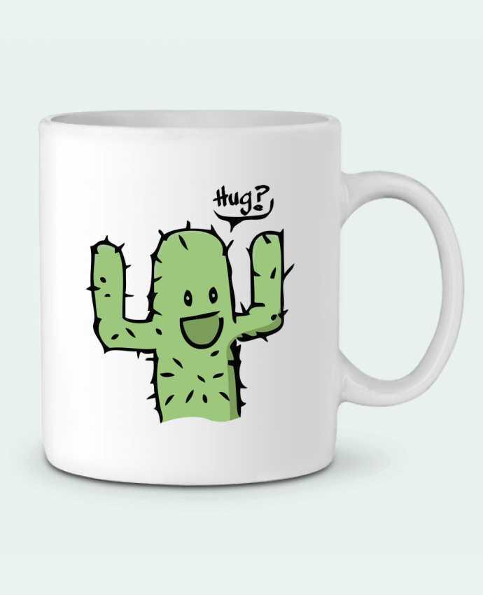 Ceramic Mug cactus calin gratuit by Tête Au Carré