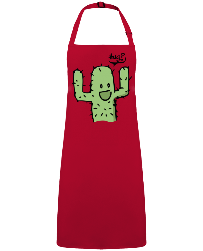 Delantal Sin Bolsillo cactus calin gratuit por  Tête Au Carré