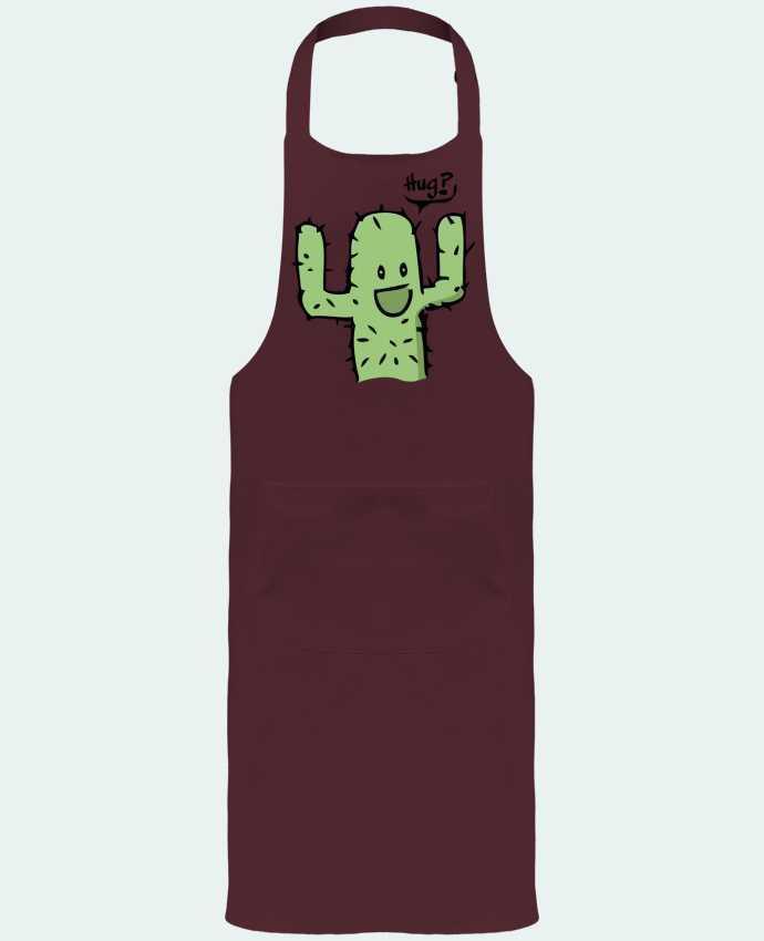 Tablier avec poches cactus calin gratuit par Tête Au Carré