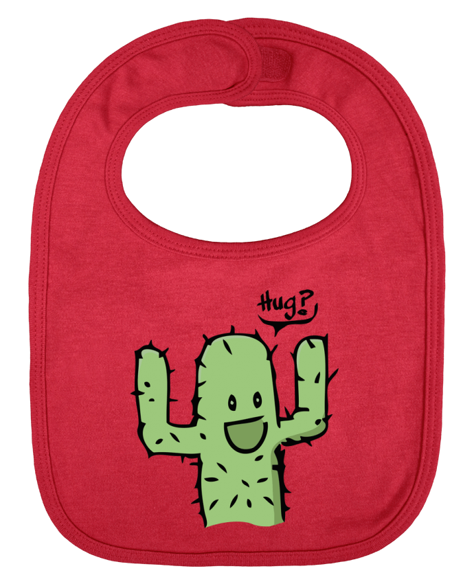 Bavoir bébé uni cactus calin gratuit par Tête Au Carré