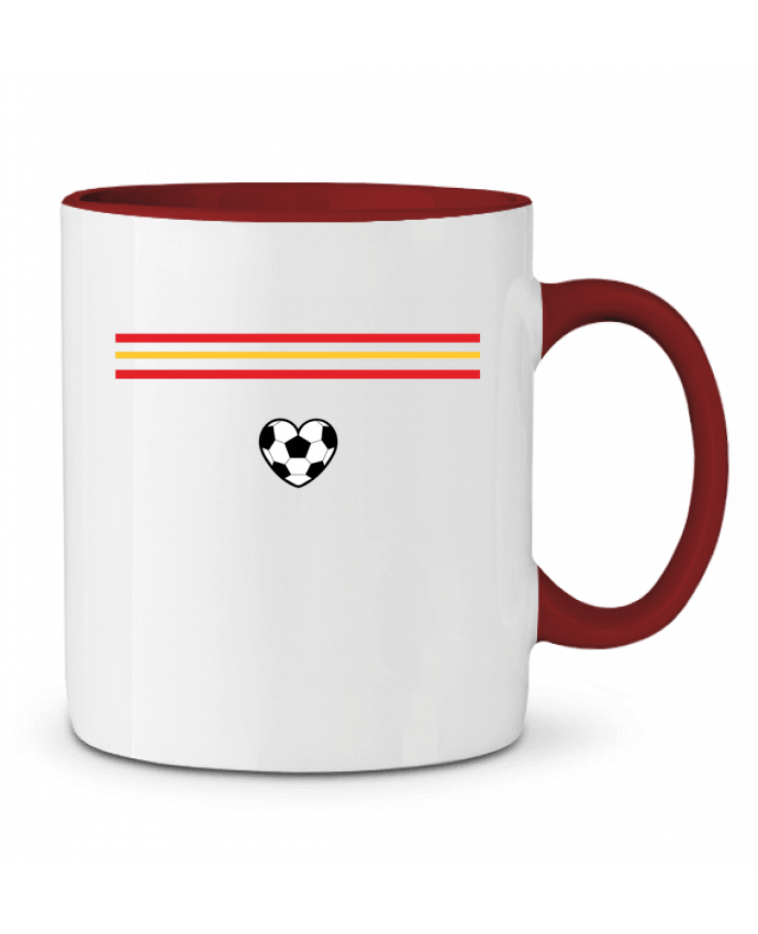 Mug bicolore Bandera corazón tunetoo