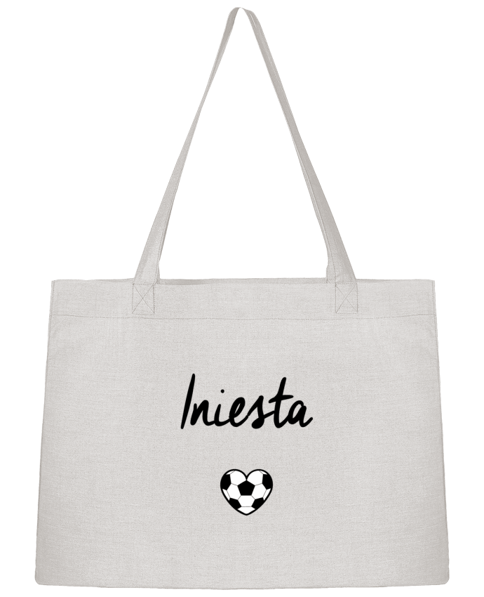 Shopping tote bag Stanley Stella Andres Iniesta light by tunetoo