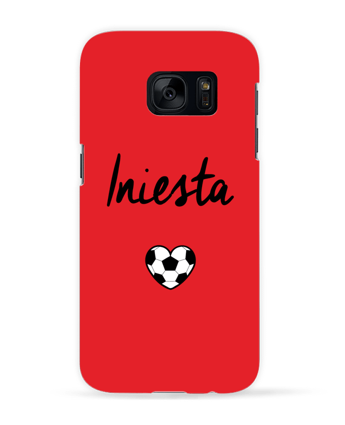 Case 3D Samsung Galaxy S7 Andres Iniesta light by tunetoo