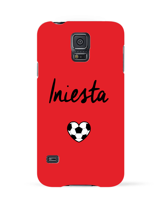 Case 3D Samsung Galaxy S5 Andres Iniesta light by tunetoo