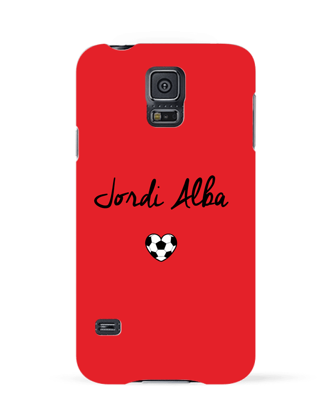 Case 3D Samsung Galaxy S5 Jordi Alba light by tunetoo