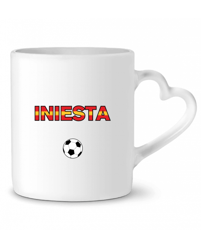 Taza Corazón Iniesta por tunetoo