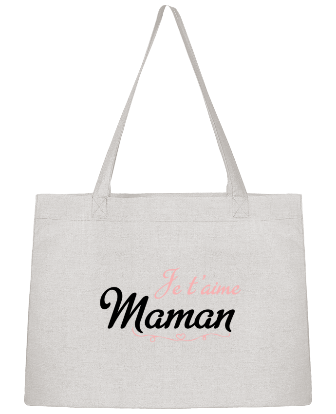 Shopping tote bag Stanley Stella Je t'aime Maman by tunetoo