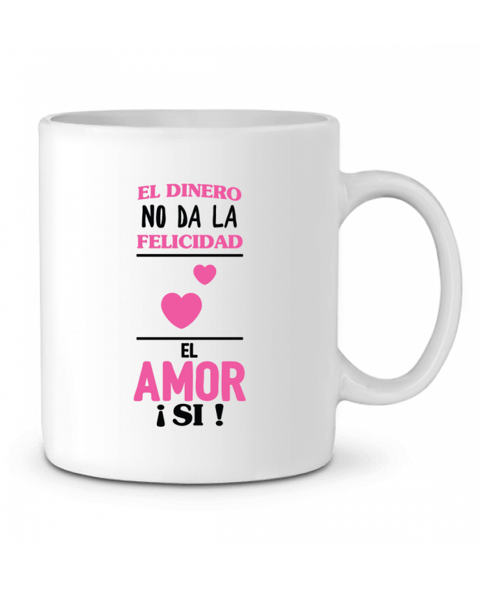 Mug  El dinero no da la felicidad el amor si ! par tunetoo