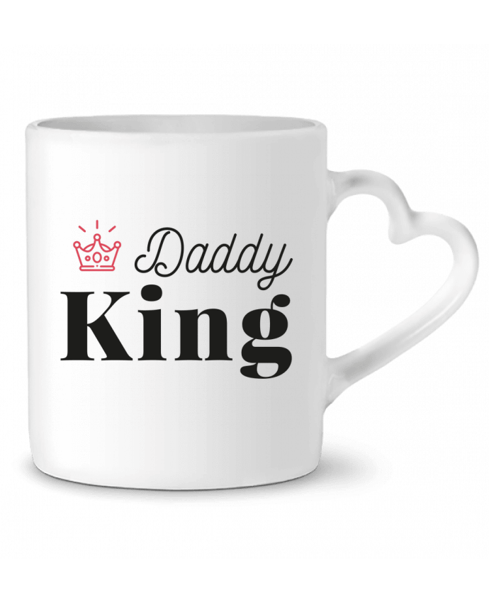 Mug coeur Daddy king par arsen