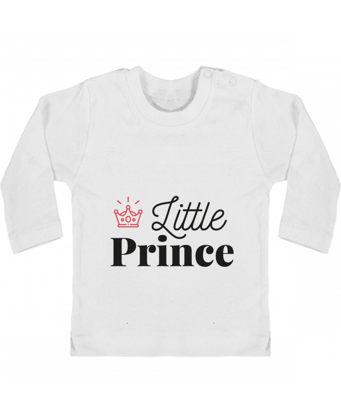 Baby T-shirt with press-studs long sleeve Little pince manches longues du designer arsen