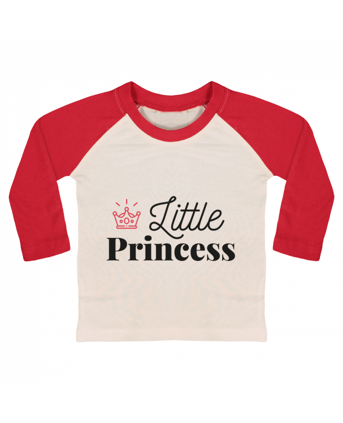 Camiseta Bebé Béisbol Manga Larga Little princess por arsen