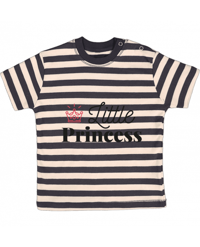 T-shirt baby with stripes Little princess by arsen