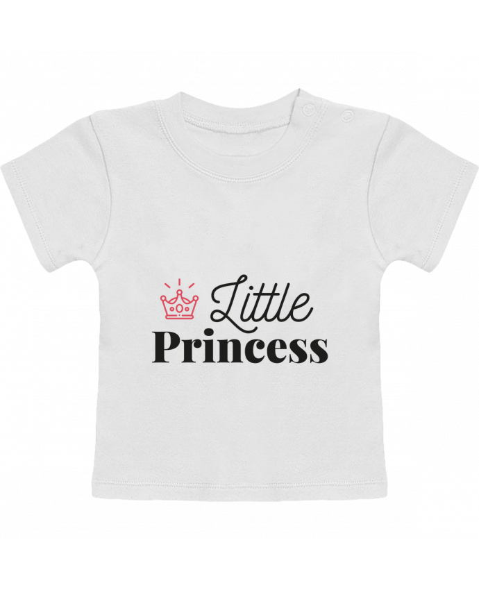 T-shirt bébé Little princess manches courtes du designer arsen