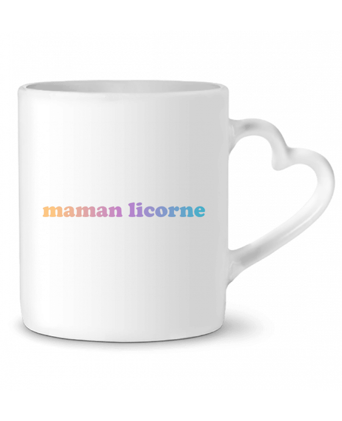 Mug Heart Maman licorne by arsen