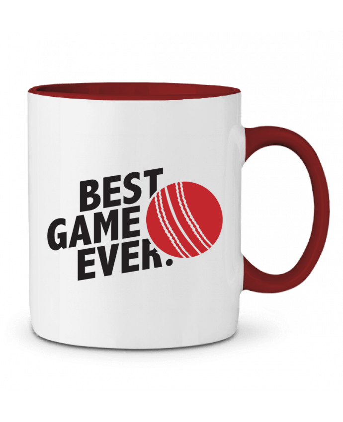 Mug bicolore BEST GAME EVER Cricket tunetoo