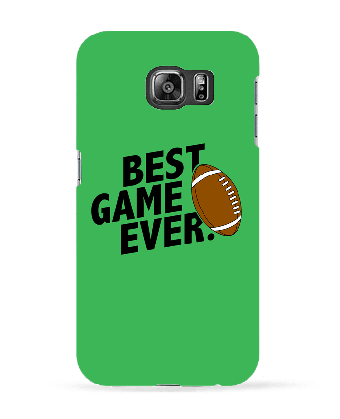 Case 3D Samsung Galaxy S6 BEST GAME EVER Rugby - tunetoo