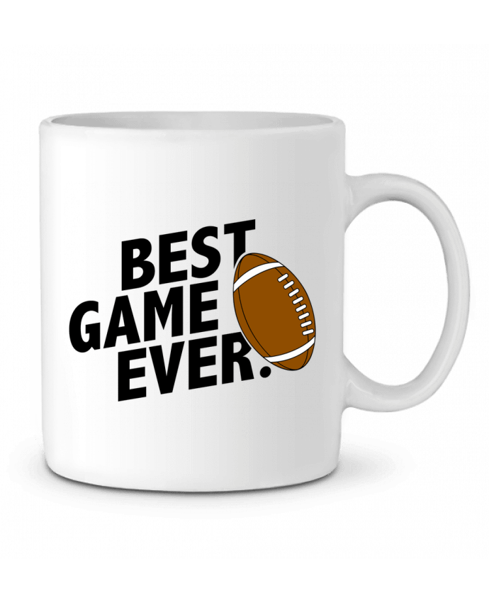 Ceramic Mug BEST GAME EVER Rugby by tunetoo