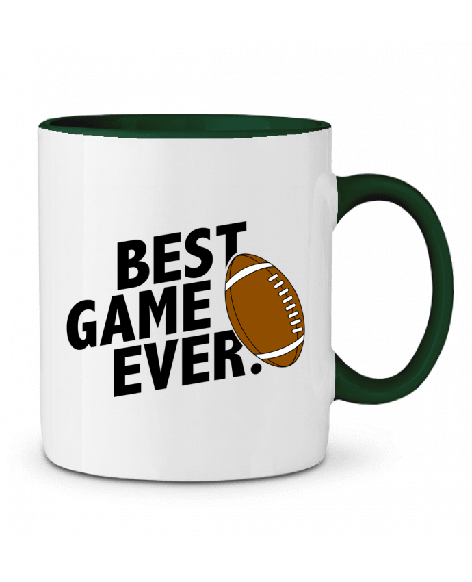 Mug bicolore BEST GAME EVER Rugby tunetoo