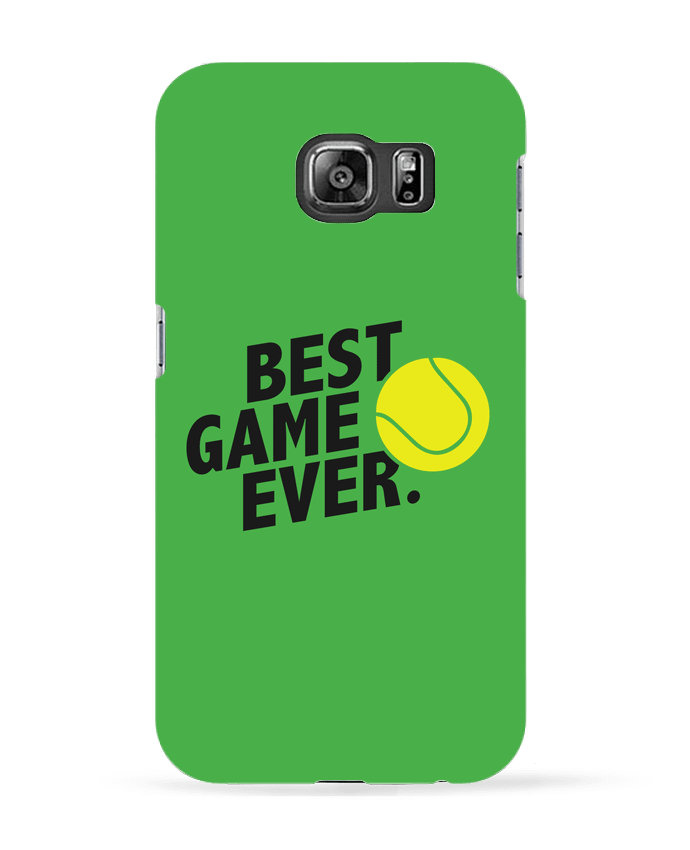 Case 3D Samsung Galaxy S6 BEST GAME EVER Tennis - tunetoo
